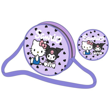 Bolsa transversal Kuromi e Hello Kitty SANRIO - 1