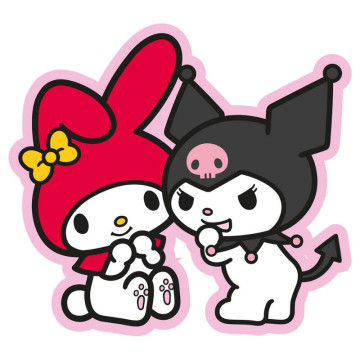Almofada 3D My Melody e Kuromi Hello Kitty SANRIO - 1