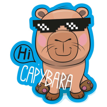 Almofada Capivara 3D  - 1