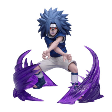 Figura Sasuke Uchiha Vibration Stars Naruto Série 72 15cm BANPRESTO - 1