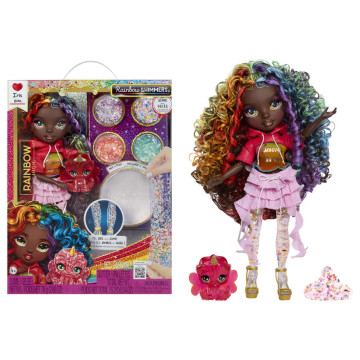 Boneca Rainbow High Iris Feature Fantasy Rainbow Shimmers MGA - 1