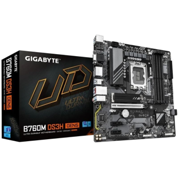 Placa-mãe Gigabyte B760M DS3H GEN5 Socket 1700/ Micro ATX GIGABYTE - 1