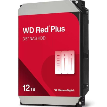 Western Digital WD Red Plus NAS 12 TB/ 3,5'/ SATA III/ Disco Rígido de 256 MB Western Digital - 1