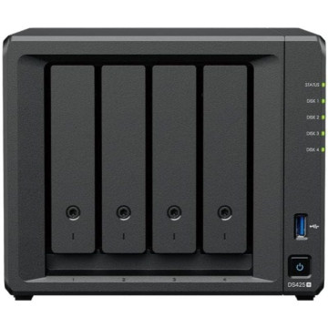 Synology Diskstation DS425+ NAS/ 4 baias 3,5'- 2,5'/ 6 GB DDR4/ Formato Torre SYNOLOGY - 1