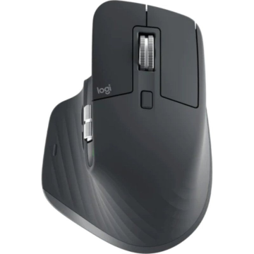 Mouse ergonômico sem fio Bluetooth Logitech MX Master 3S para empresas/Bateria recarregável/Até 8000 DPI/Grafite LOGITECH - 1