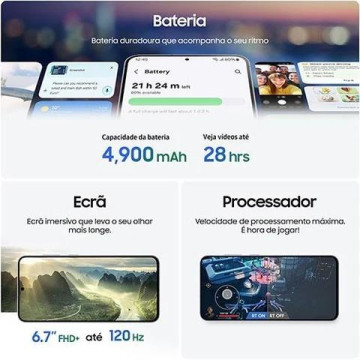 SAMSUNG - Galaxy S25 FE 128GB Preto Noturno SM-S731BZKDEUB Samsung - 7