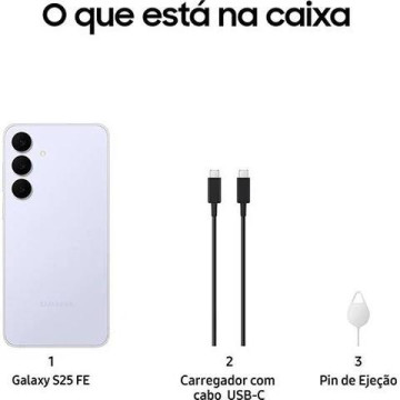 SAMSUNG - Galaxy S25 FE 256GB Azul Gelo SM-S731BLBGEUB Samsung - 7