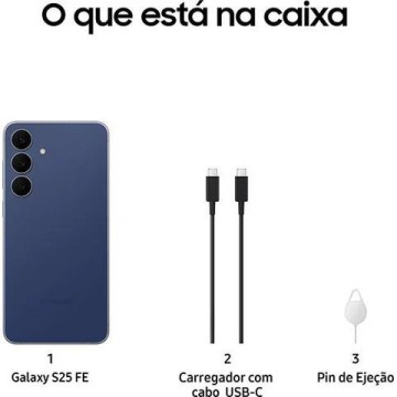 SAMSUNG - Galaxy S25 FE 256GB Azul Marinho SM-S731BDBGEUB Samsung - 7