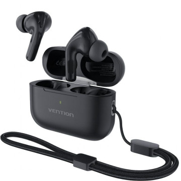 Fones de ouvido Bluetooth Vention Echo Lite E11 Pro com estojo de carregamento/duração da bateria/preto VENTION - 1