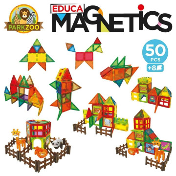 EDUCA - Magnetics Park Zoo 50 Pcs 20270  - 2