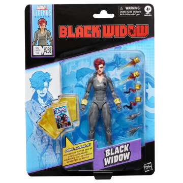 Figura da Viúva Negra - Série Marvel Legends da Viúva Negra 15cm HASBRO - 1