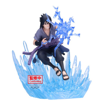 Figura Sasuke Uchiha Combinação Batalha Naruto Shippuden 14cm BANPRESTO - 1