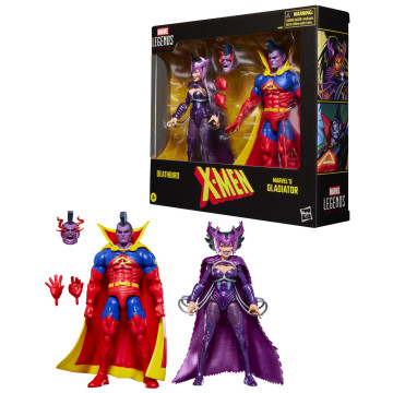 Blister 2 bonecos Deathbird e Marvel's Gladiator X-Men Marvel Legends Series 15cm HASBRO - 1
