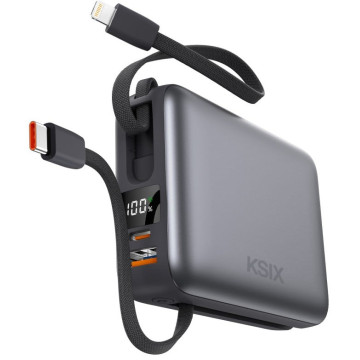 POWERBANK KSIX 20K 1xUSB C + CAB INT USB C+LIGHTN KSIX - 1
