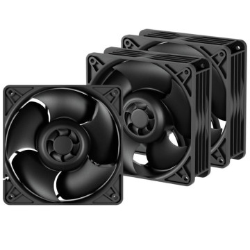 Pacote com 3 ventiladores Arctic S12038-4K/12 cm  - 1