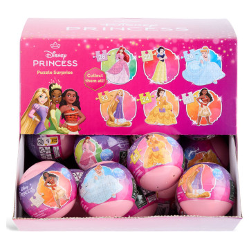 Quebra-cabeça de bola surpresa sortimento de princesas da Disney CANENCO - 1