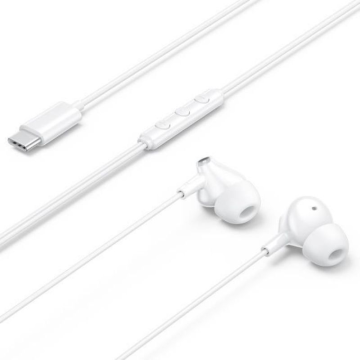 Fones de ouvido intra-auriculares Vention Echo Lite USB-C/ com microfone/ USB tipo C/ branco VENTION - 1