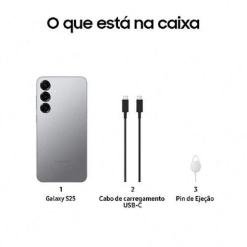 SAMSUNG - Galaxy S25 256GB Cinza SM-S931BZSGEUB Samsung - 5