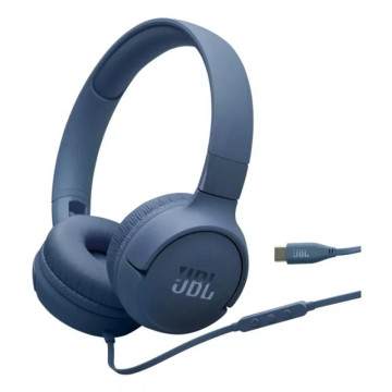 JBL - Auscultadores com Fio Type-C Azul T520C JBL - 1