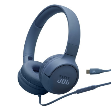 JBL - Auscultadores com Fio Type-C Azul T520C JBL - 8