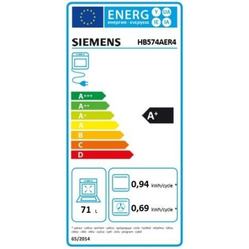SIEMENS - Forno IQ300 HB574AER4 Siemens - 7