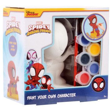 Figura de gesso para pintar o Homem-Aranha Marvel CANENCO - 1