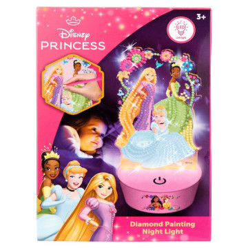 Figura para pintar Princesas Disney com luz de LED CANENCO - 1