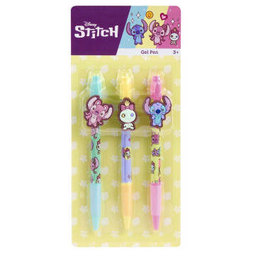 Blister de 3 canetas de gel Stitch Disney CANENCO - 1