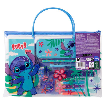Conjunto de papelaria Stitch Disney CANENCO - 1