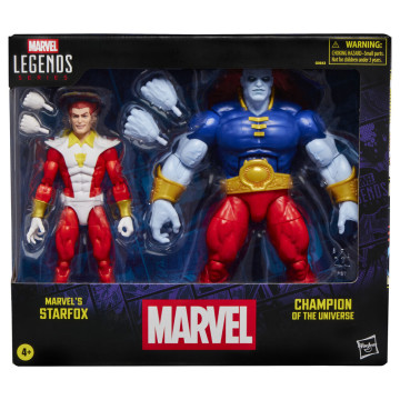 Blister 2 bonecos Starfox & Champion of the Universe Marvel Legends Series 15cm HASBRO - 1