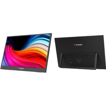 Monitor portátil Verbatim sem toque, 15,6'/Full HD/Multimídia/Preto VERBATIM - 1