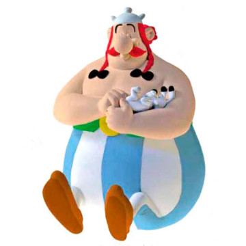 Figura hucha Obelix Sentado...