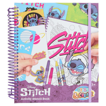 Livro de desenho e atividades Stitch Disney CANENCO - 1