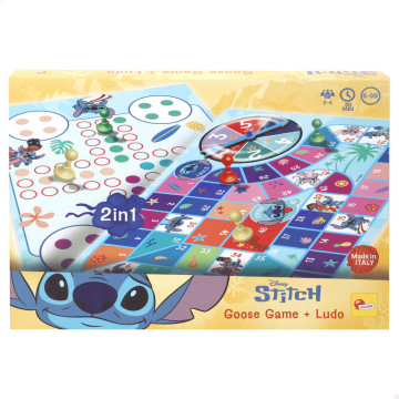 Jogo Stitch Disney Parcheesi e Goose  - 1