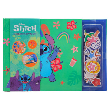 Livro magnético + adesivo Stitch Disney CANENCO - 1