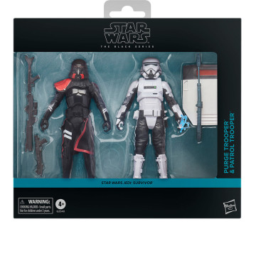 Blister 2 bonecos Purge Trooper e Patrol Trooper Jedi Survivor Star Wars 15cm HASBRO - 1