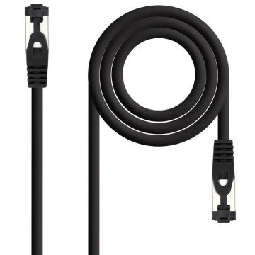 Cabo de rede RJ45 SSTP Nanocable 10.20.2002-BK Cat.8.1/ 2m/ Preto NANO CABLE - 1