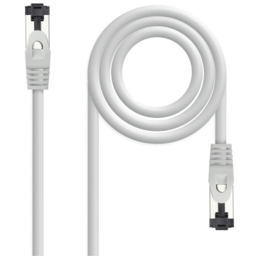 Cabo de rede RJ45 SSTP Nanocable 10.20.2005 Cat.8.1/ 5m/ Cinza NANO CABLE - 1