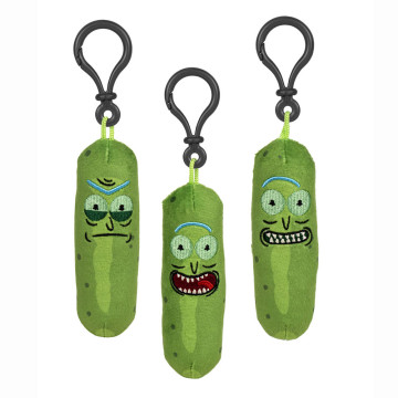 Chaveiro de pelúcia Pickle Rick & Morty 10cm sortido PLAY BY PLAY - 1