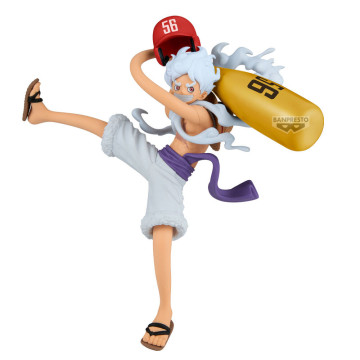 Figura Monkey D. Luffy Gear 5 Battle Record One Piece 17cm BANPRESTO - 1