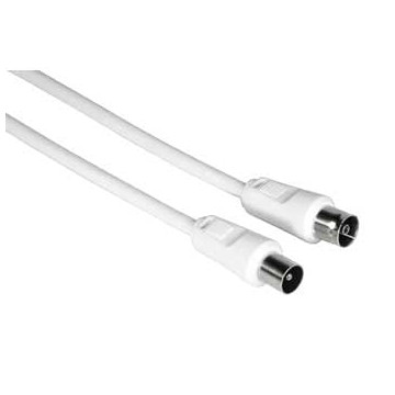 CABO HAMA 00011900 MH ANTENA 1,5M 75db BRANCO S/B HAMA - 1