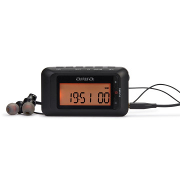 RÁDIO PORTÁTIL DIGITAL AIWA RD-10 AM/FM PRETO AIWA - 1