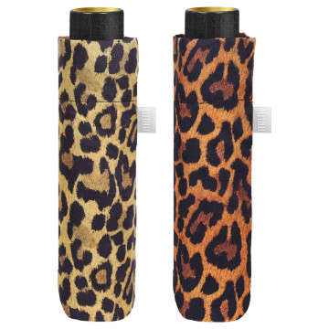 Guarda-chuva dobrável manual leopardo 54cm sortido PERLETTI - 1