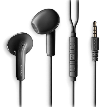 Fones de ouvido intra-auriculares NGS Cross Flip/ com microfone/ conector 3,5/ preto NGS - 1