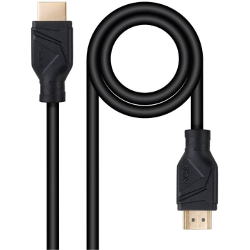 Cabo HDMI 2.1 8K Nanocable 10.15.8300/ HDMI Macho - HDMI Macho/ 50cm/ Preto NANO CABLE - 1
