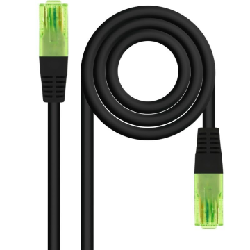 Cabo de rede RJ45 UTP Nanocable 10.20.1403-BK Cat.6/ 3m/ Preto NANO CABLE - 1