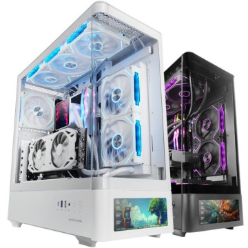 Gabinete gamer torre média branco Mars Gaming MC-LCDPRO/ Mars Gaming - 1