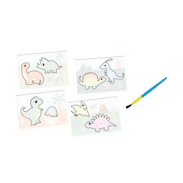 FJNINCO - Colorir Com Água - Dinossauros S14465  - 2