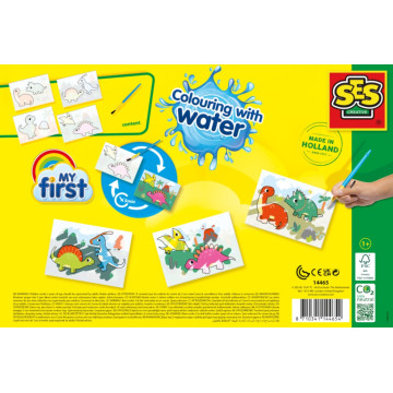 FJNINCO - Colorir Com Água - Dinossauros S14465  - 3