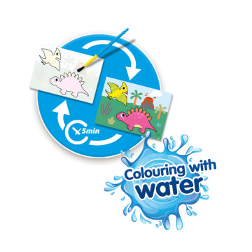 FJNINCO - Colorir Com Água - Dinossauros S14465  - 5